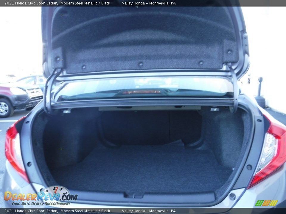 2021 Honda Civic Sport Sedan Modern Steel Metallic / Black Photo #29