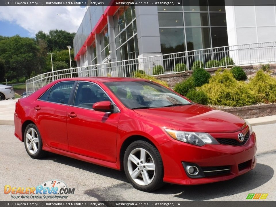 2012 Toyota Camry SE Barcelona Red Metallic / Black/Ash Photo #1