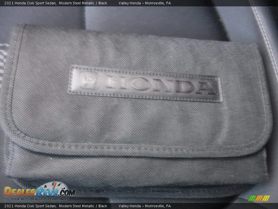 2021 Honda Civic Sport Sedan Modern Steel Metallic / Black Photo #31