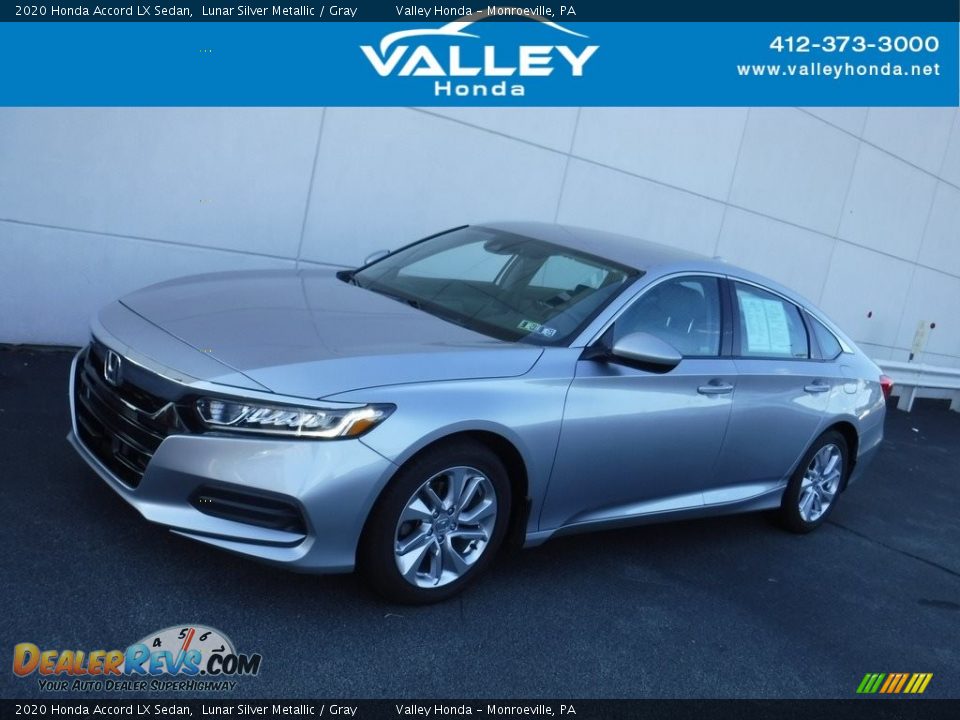 2020 Honda Accord LX Sedan Lunar Silver Metallic / Gray Photo #1