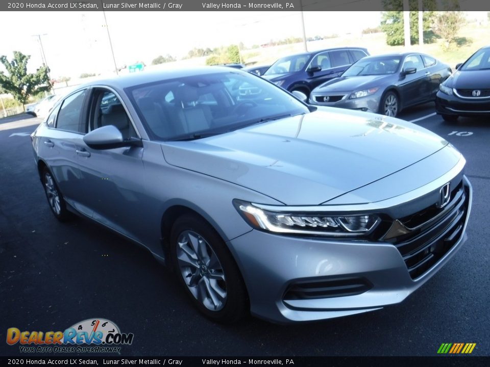 2020 Honda Accord LX Sedan Lunar Silver Metallic / Gray Photo #5