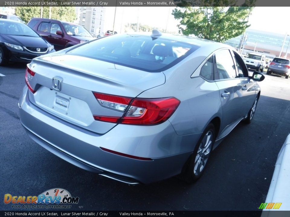 2020 Honda Accord LX Sedan Lunar Silver Metallic / Gray Photo #6