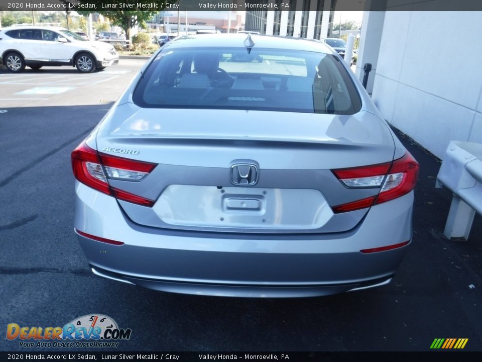 2020 Honda Accord LX Sedan Lunar Silver Metallic / Gray Photo #7