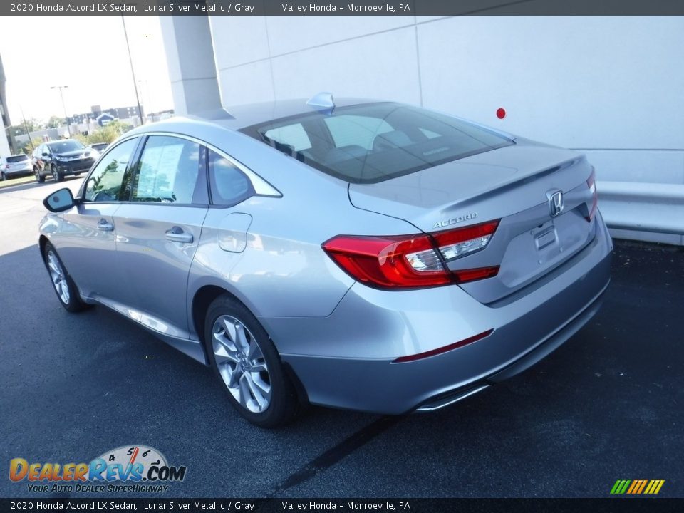 2020 Honda Accord LX Sedan Lunar Silver Metallic / Gray Photo #8