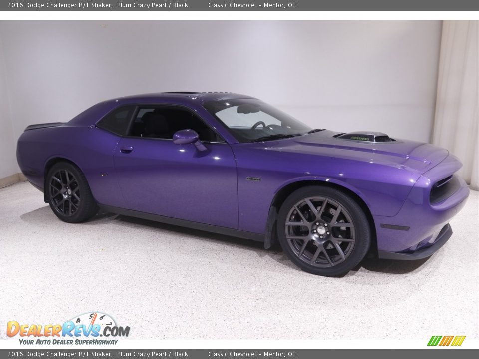 2016 Dodge Challenger R/T Shaker Plum Crazy Pearl / Black Photo #1