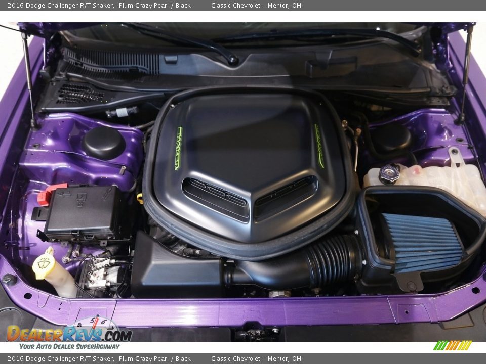 2016 Dodge Challenger R/T Shaker Plum Crazy Pearl / Black Photo #19