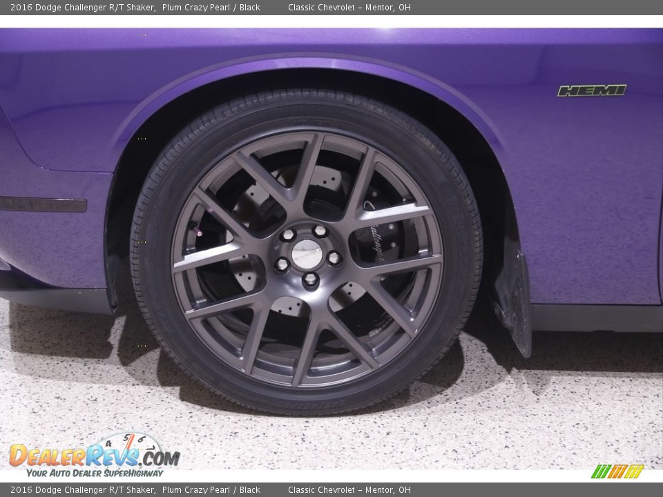 2016 Dodge Challenger R/T Shaker Plum Crazy Pearl / Black Photo #20