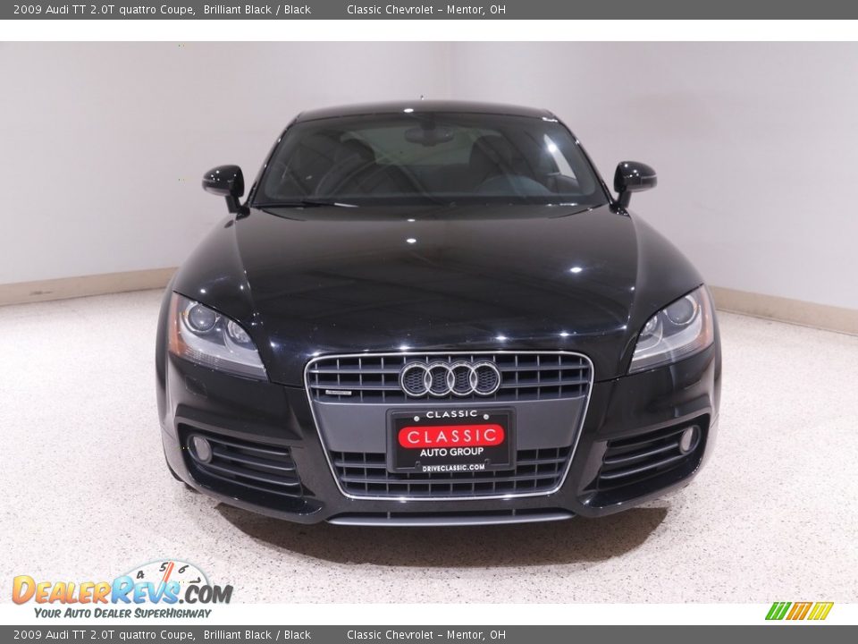 2009 Audi TT 2.0T quattro Coupe Brilliant Black / Black Photo #2