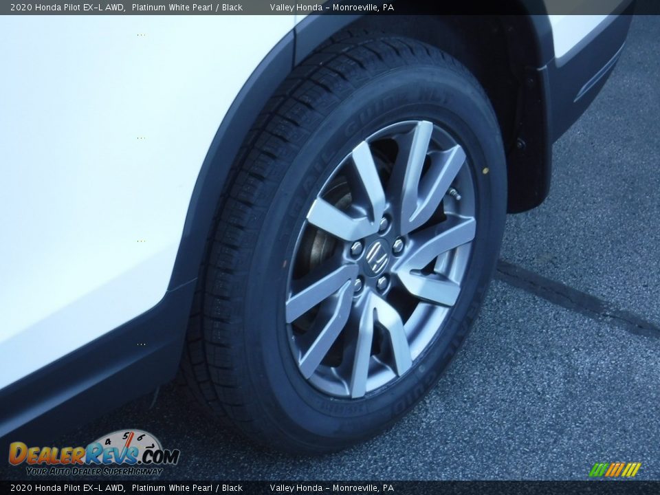 2020 Honda Pilot EX-L AWD Platinum White Pearl / Black Photo #4