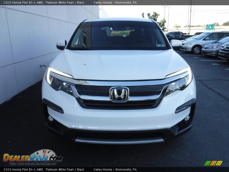 2020 Honda Pilot EX-L AWD Platinum White Pearl / Black Photo #5