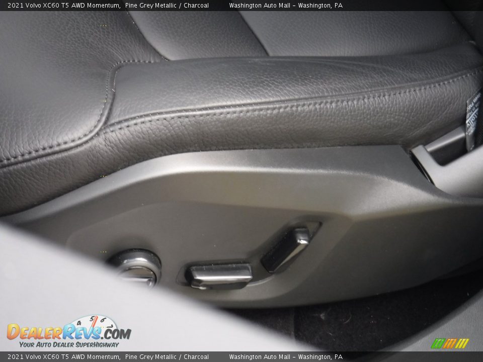 2021 Volvo XC60 T5 AWD Momentum Pine Grey Metallic / Charcoal Photo #13