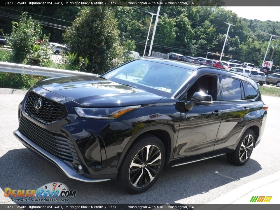 2021 Toyota Highlander XSE AWD Midnight Black Metallic / Black Photo #13