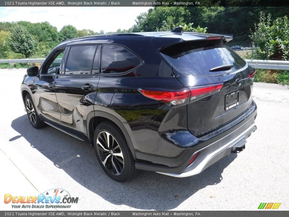 2021 Toyota Highlander XSE AWD Midnight Black Metallic / Black Photo #15