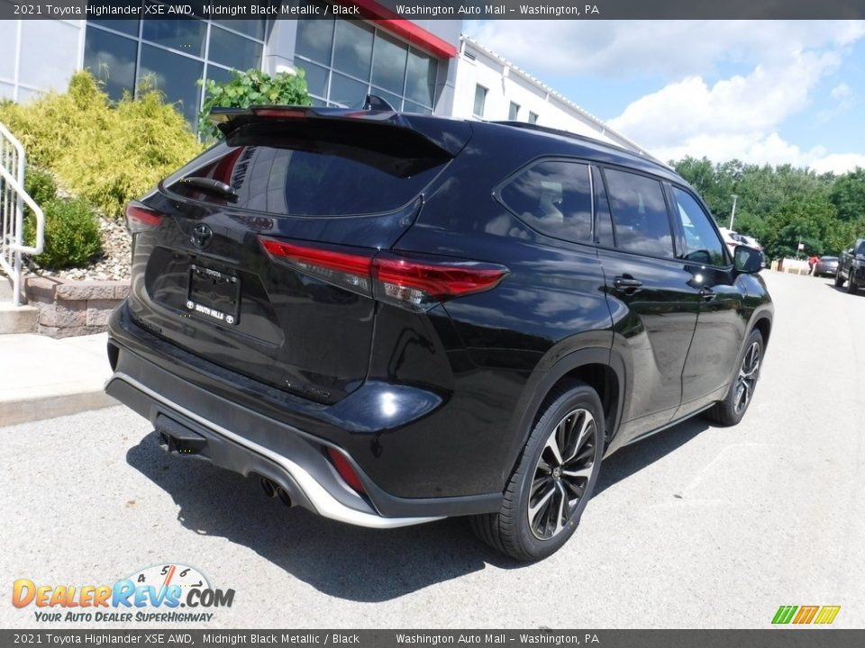 2021 Toyota Highlander XSE AWD Midnight Black Metallic / Black Photo #17