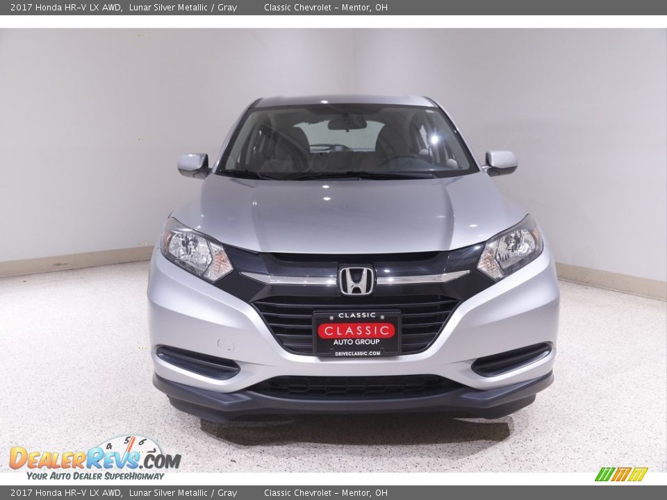 2017 Honda HR-V LX AWD Lunar Silver Metallic / Gray Photo #2