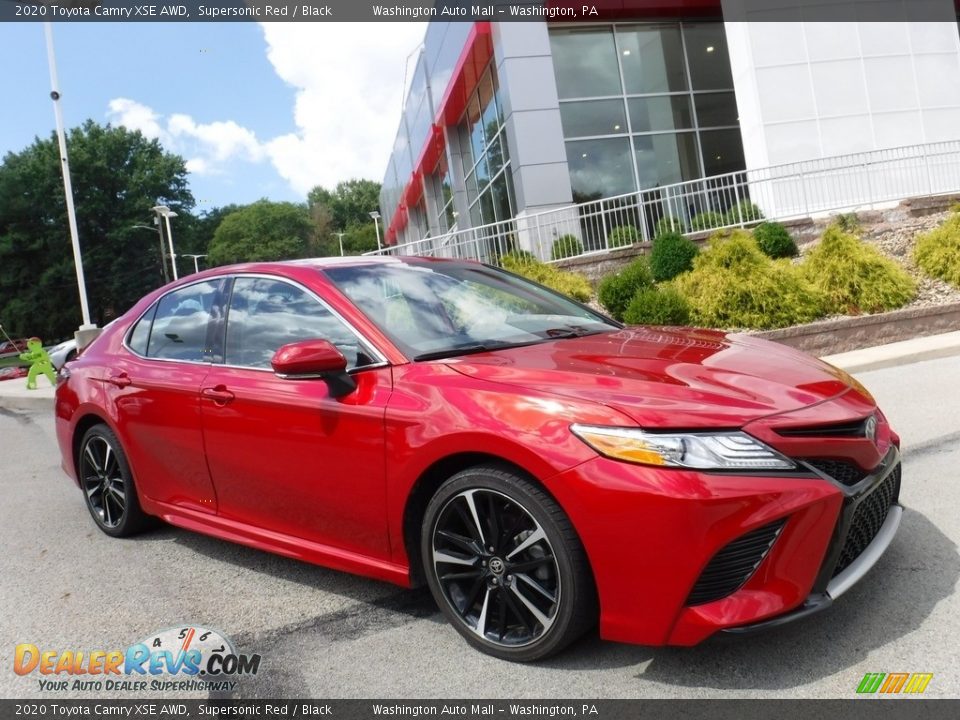 2020 Toyota Camry XSE AWD Supersonic Red / Black Photo #1