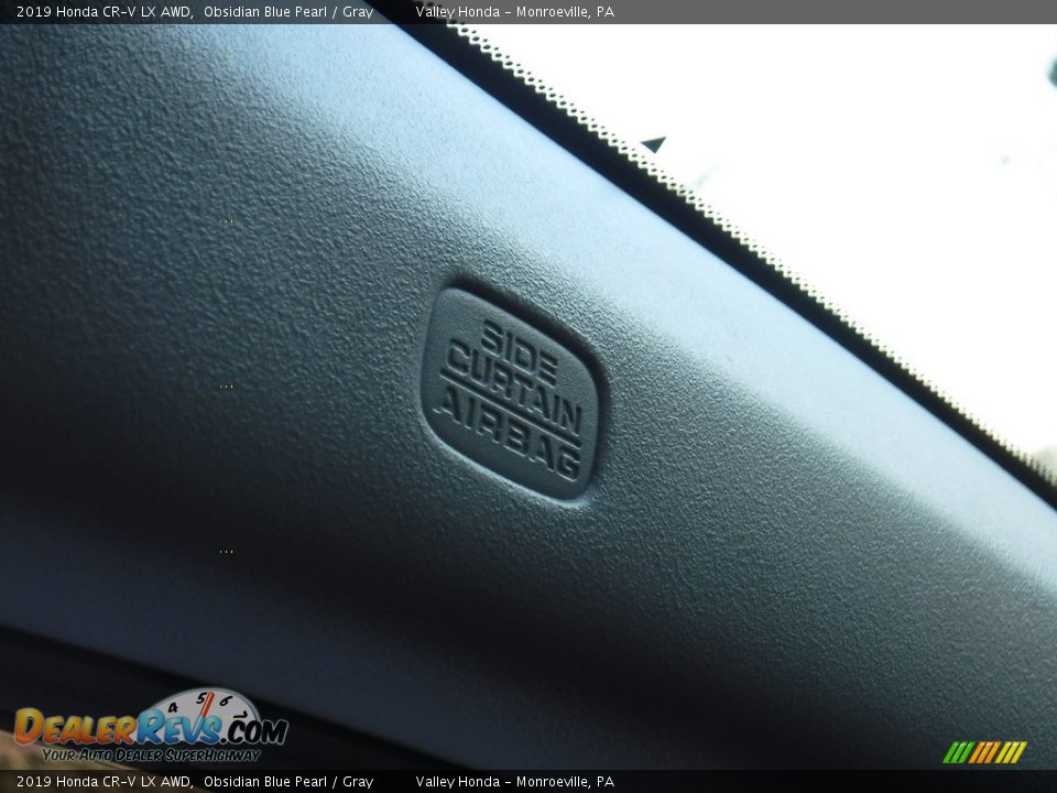 2019 Honda CR-V LX AWD Obsidian Blue Pearl / Gray Photo #20