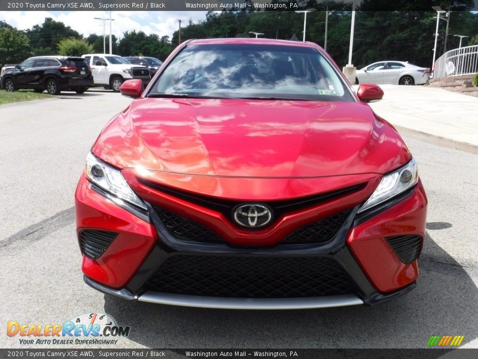 2020 Toyota Camry XSE AWD Supersonic Red / Black Photo #9