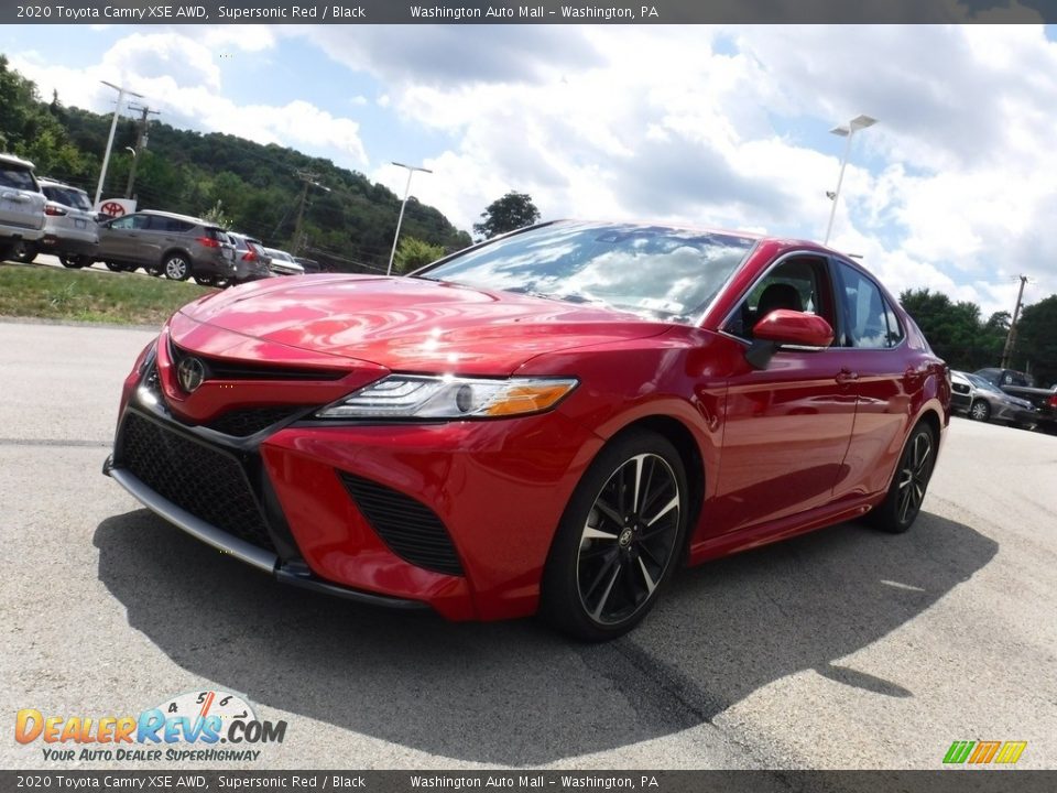 2020 Toyota Camry XSE AWD Supersonic Red / Black Photo #10