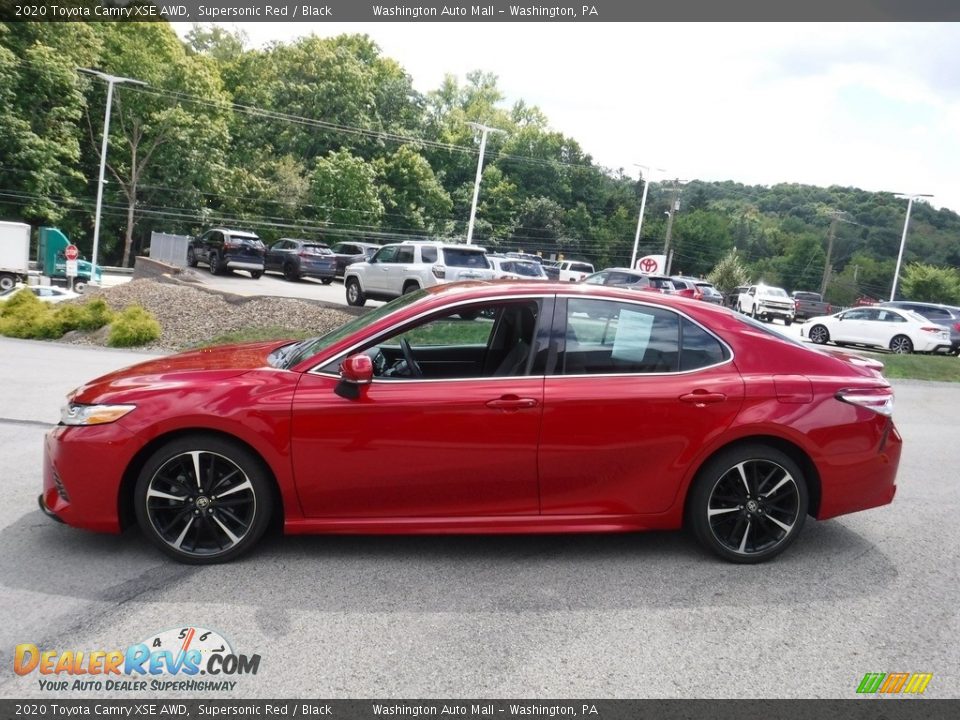 2020 Toyota Camry XSE AWD Supersonic Red / Black Photo #11