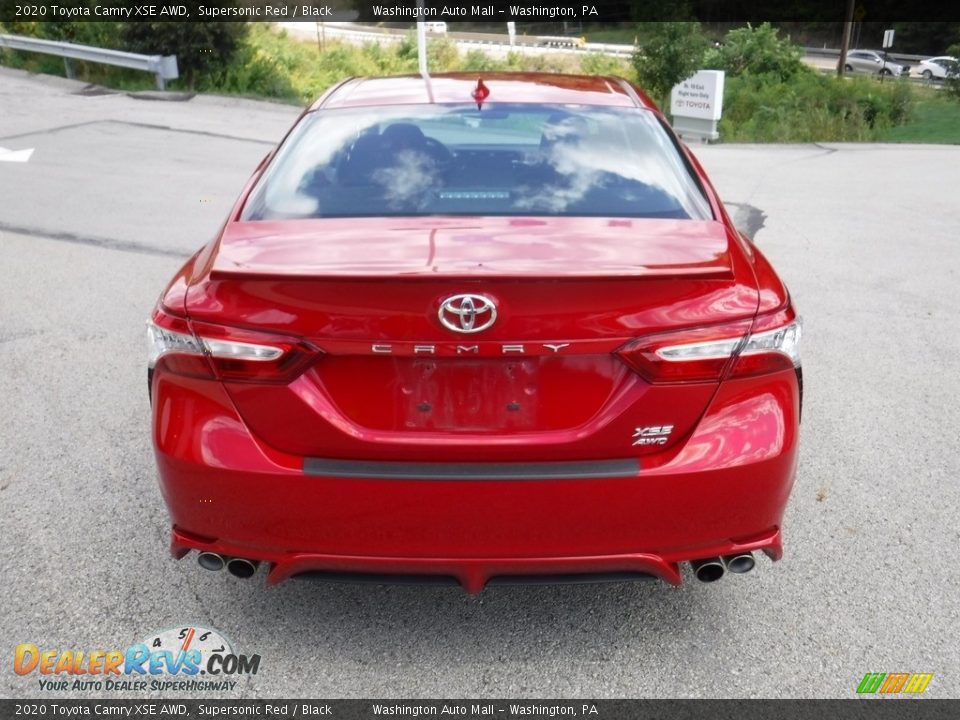 2020 Toyota Camry XSE AWD Supersonic Red / Black Photo #13