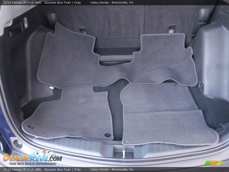 2019 Honda CR-V LX AWD Obsidian Blue Pearl / Gray Photo #29