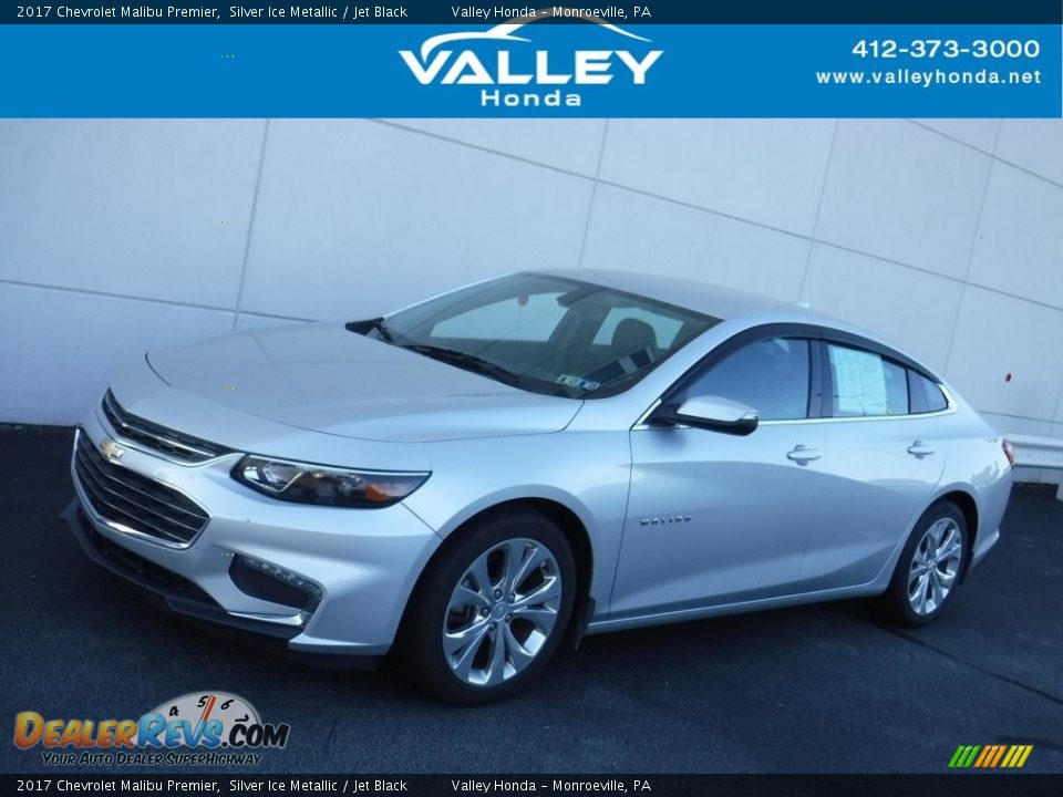 2017 Chevrolet Malibu Premier Silver Ice Metallic / Jet Black Photo #1