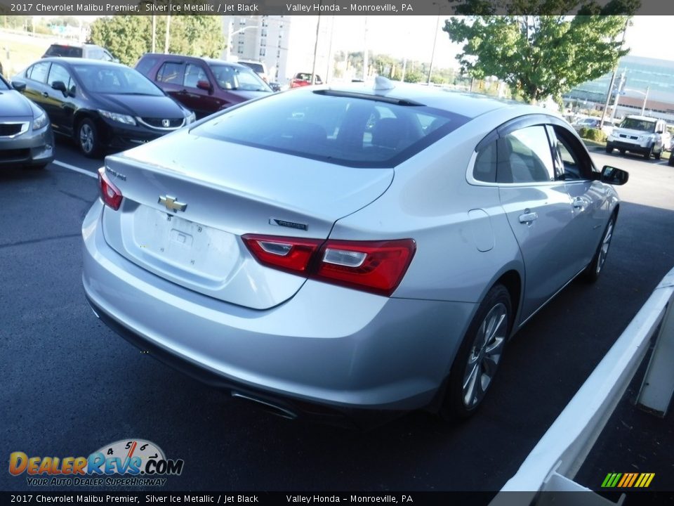 2017 Chevrolet Malibu Premier Silver Ice Metallic / Jet Black Photo #8