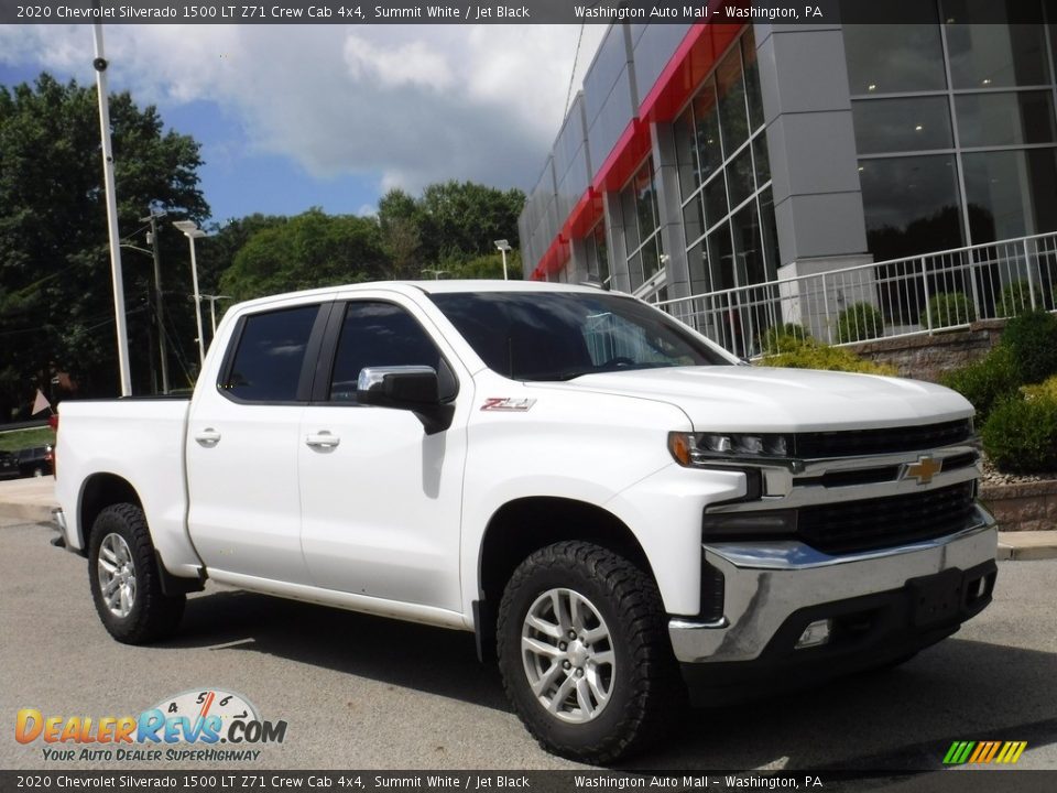 2020 Chevrolet Silverado 1500 LT Z71 Crew Cab 4x4 Summit White / Jet Black Photo #1