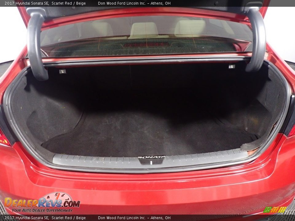 2017 Hyundai Sonata SE Scarlet Red / Beige Photo #14
