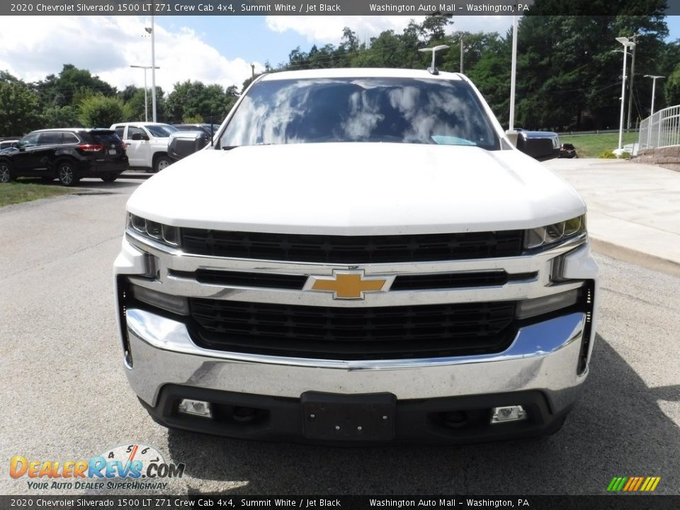 2020 Chevrolet Silverado 1500 LT Z71 Crew Cab 4x4 Summit White / Jet Black Photo #12