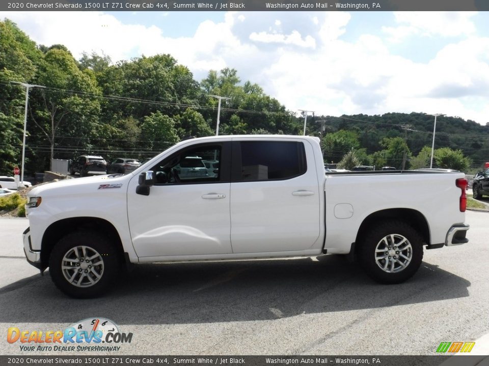 2020 Chevrolet Silverado 1500 LT Z71 Crew Cab 4x4 Summit White / Jet Black Photo #14