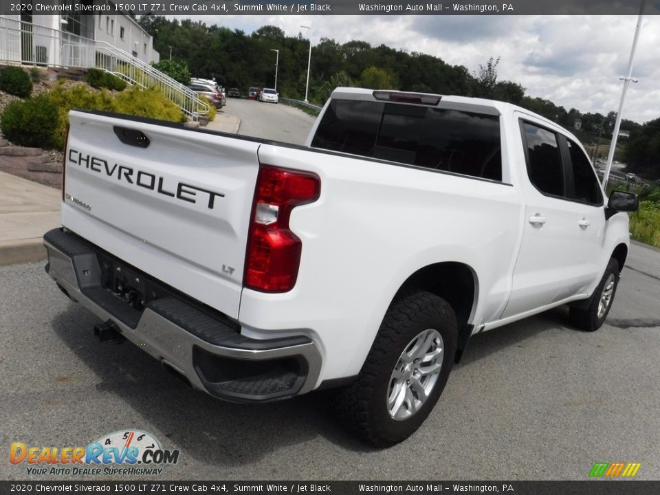 2020 Chevrolet Silverado 1500 LT Z71 Crew Cab 4x4 Summit White / Jet Black Photo #17