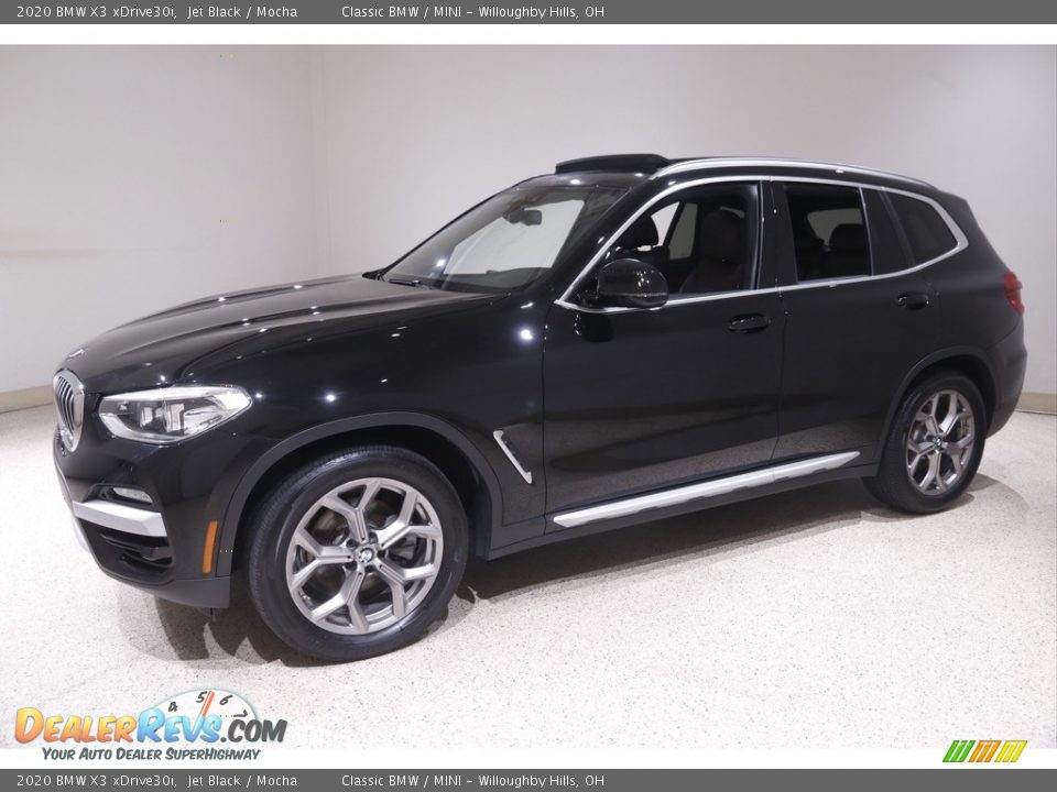 2020 BMW X3 xDrive30i Jet Black / Mocha Photo #3