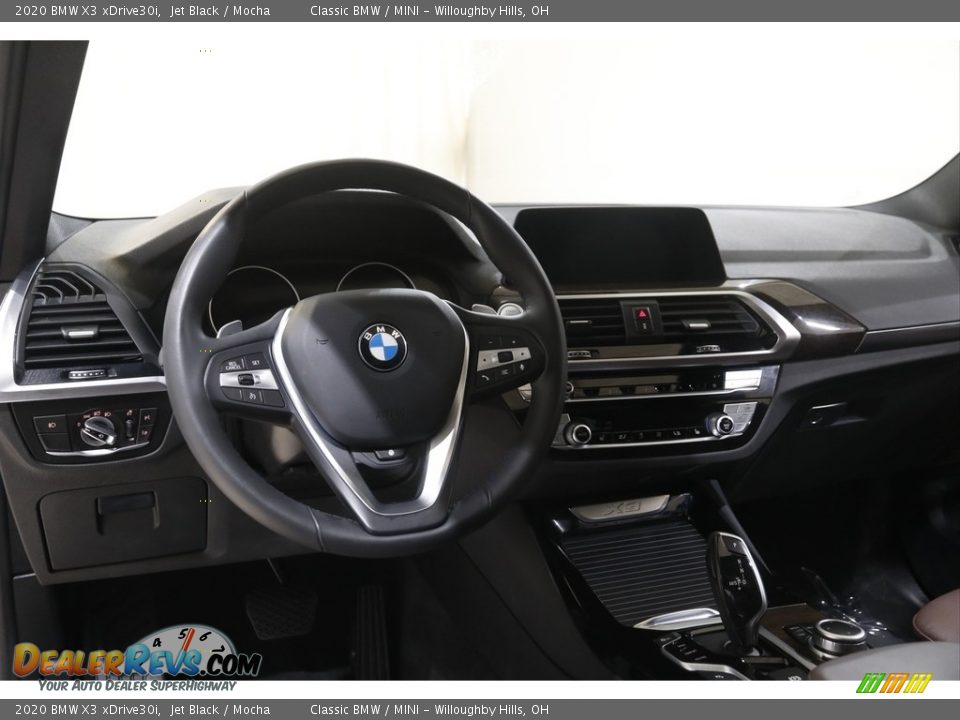 2020 BMW X3 xDrive30i Jet Black / Mocha Photo #6
