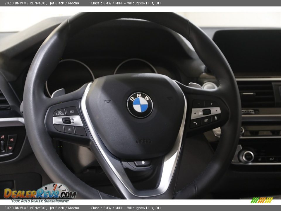 2020 BMW X3 xDrive30i Jet Black / Mocha Photo #7