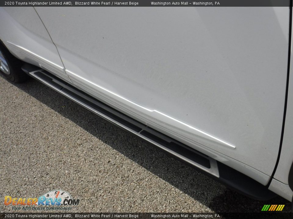 2020 Toyota Highlander Limited AWD Blizzard White Pearl / Harvest Beige Photo #12