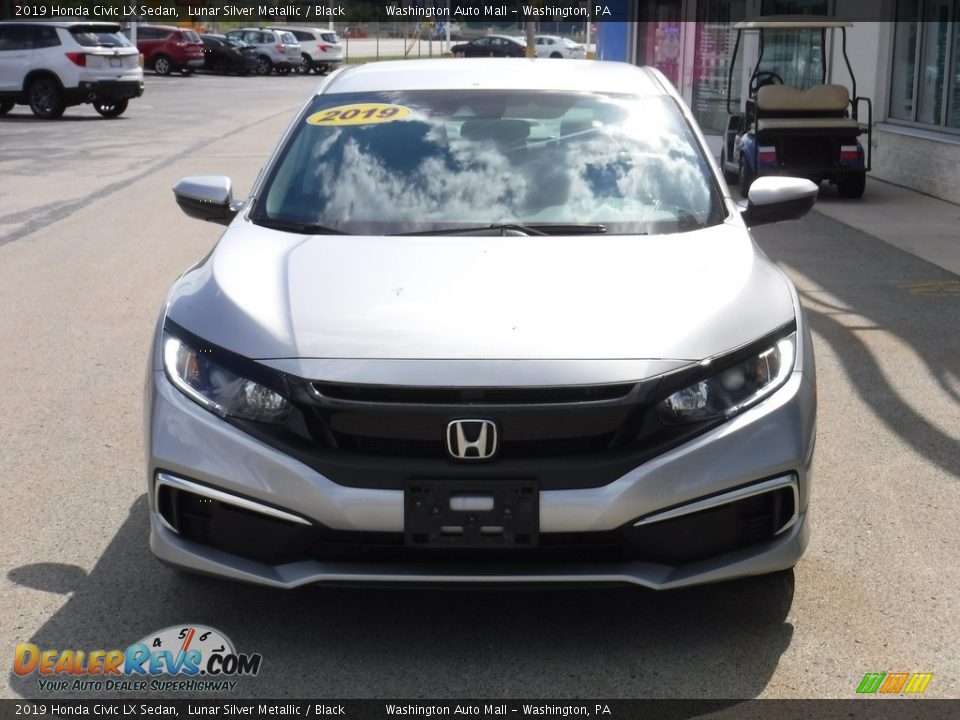 2019 Honda Civic LX Sedan Lunar Silver Metallic / Black Photo #4