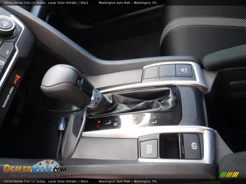 2019 Honda Civic LX Sedan Lunar Silver Metallic / Black Photo #15