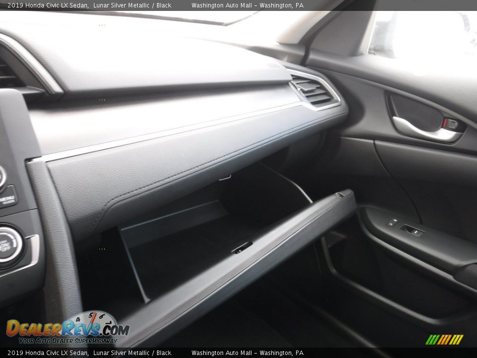 2019 Honda Civic LX Sedan Lunar Silver Metallic / Black Photo #19