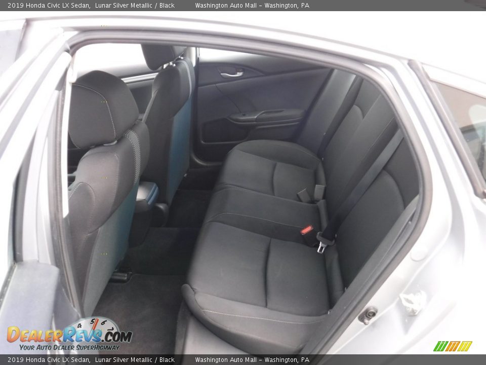 2019 Honda Civic LX Sedan Lunar Silver Metallic / Black Photo #24