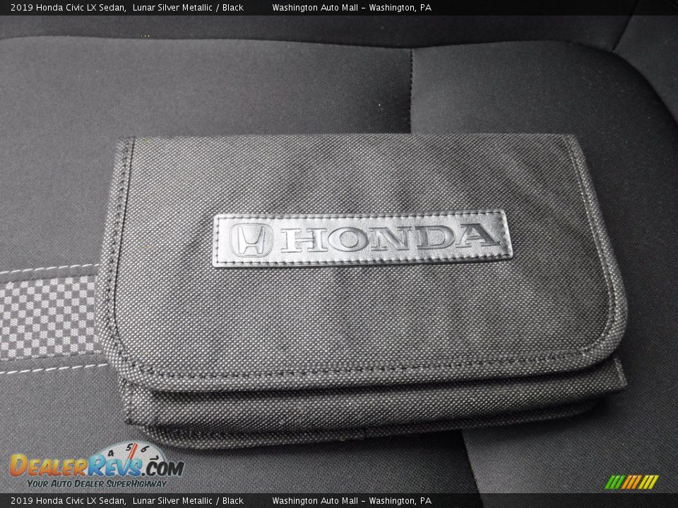 2019 Honda Civic LX Sedan Lunar Silver Metallic / Black Photo #26