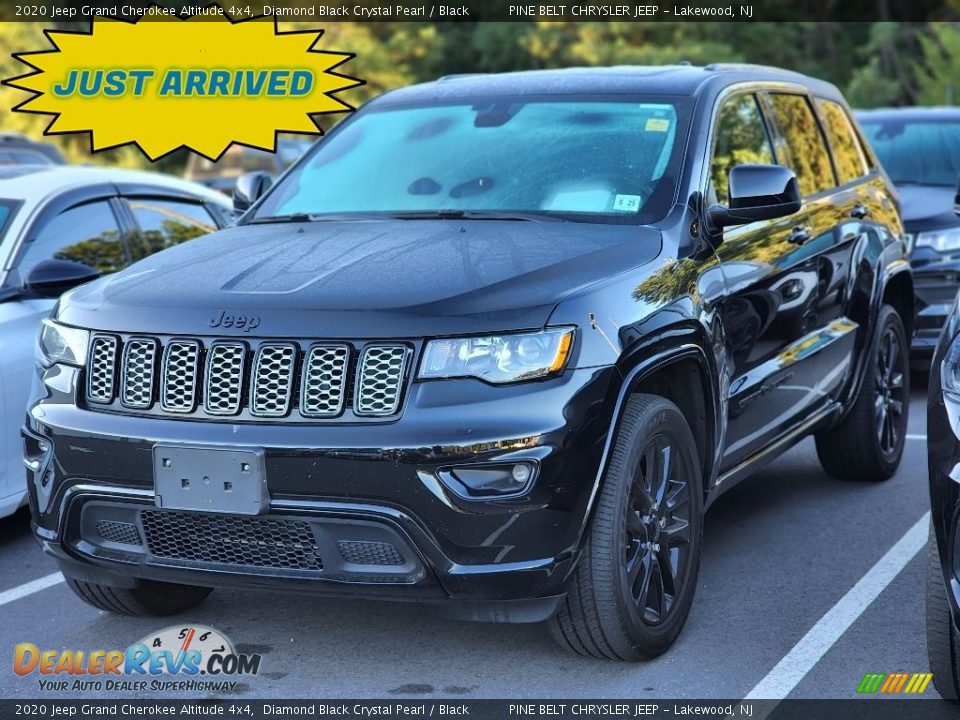 2020 Jeep Grand Cherokee Altitude 4x4 Diamond Black Crystal Pearl / Black Photo #1