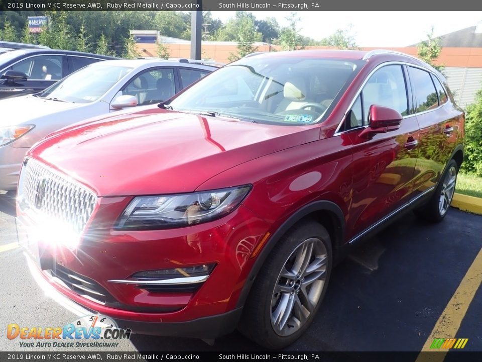 2019 Lincoln MKC Reserve AWD Ruby Red Metallic / Cappuccino Photo #1