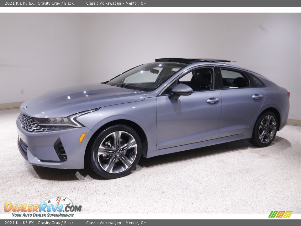 Gravity Gray 2021 Kia K5 EX Photo #3