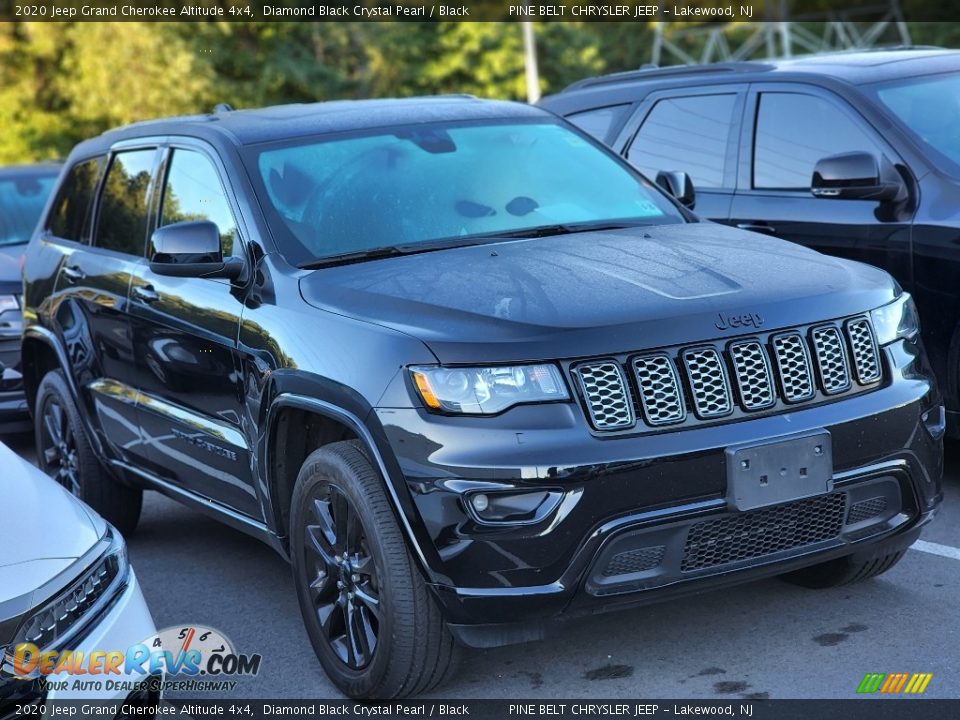 2020 Jeep Grand Cherokee Altitude 4x4 Diamond Black Crystal Pearl / Black Photo #4