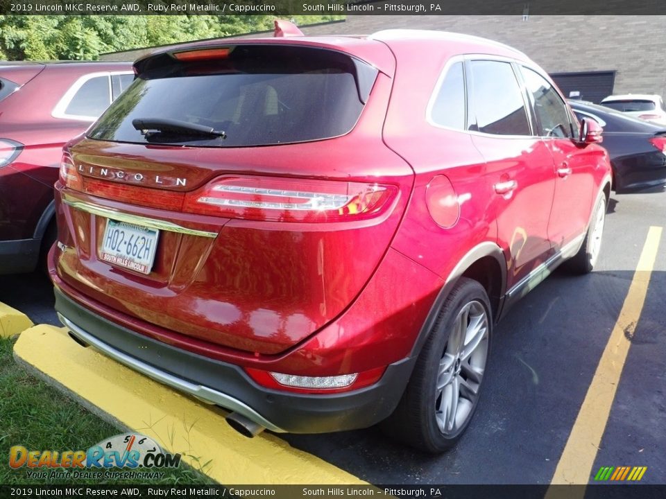 2019 Lincoln MKC Reserve AWD Ruby Red Metallic / Cappuccino Photo #4