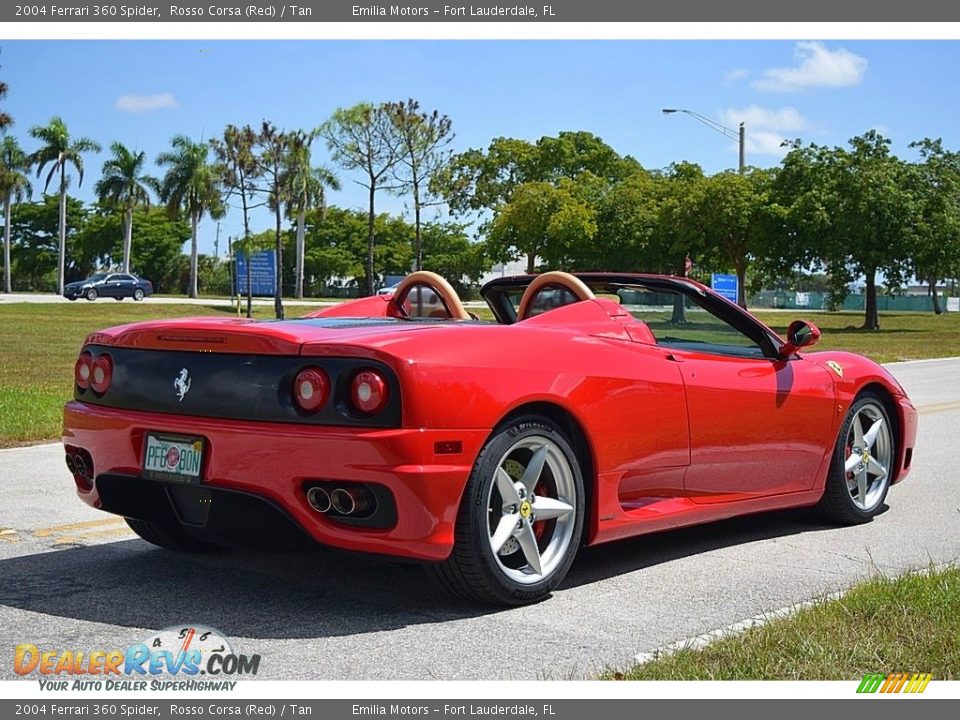 2004 Ferrari 360 Spider Rosso Corsa (Red) / Tan Photo #6