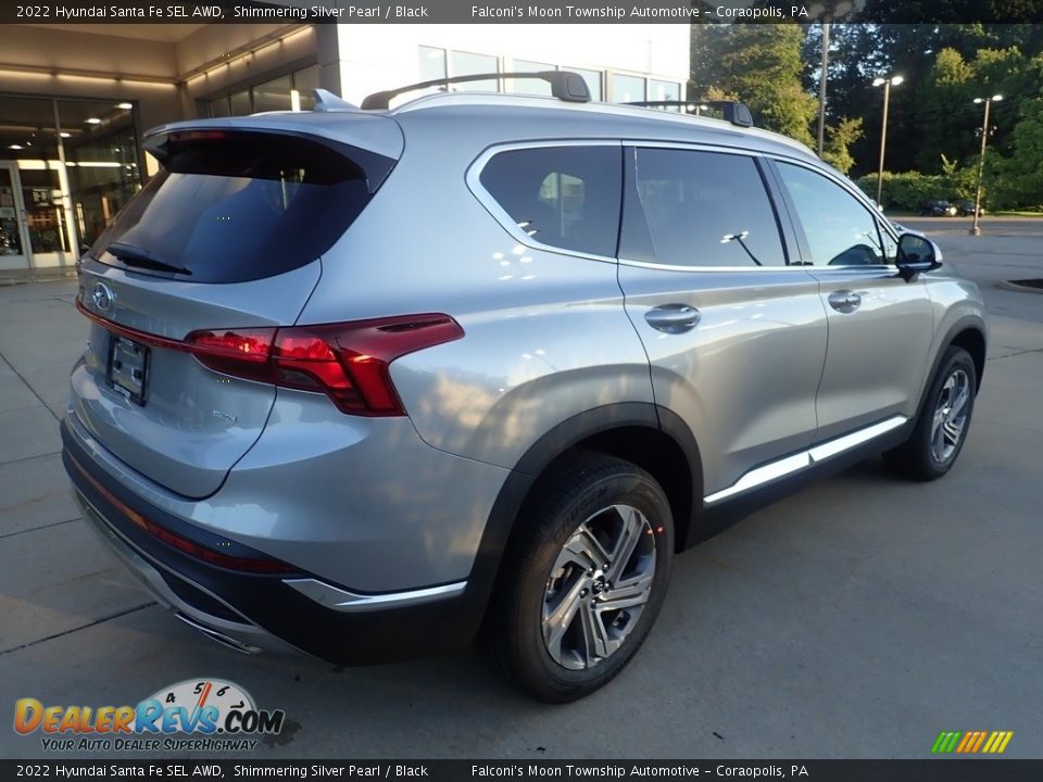 2022 Hyundai Santa Fe SEL AWD Shimmering Silver Pearl / Black Photo #2