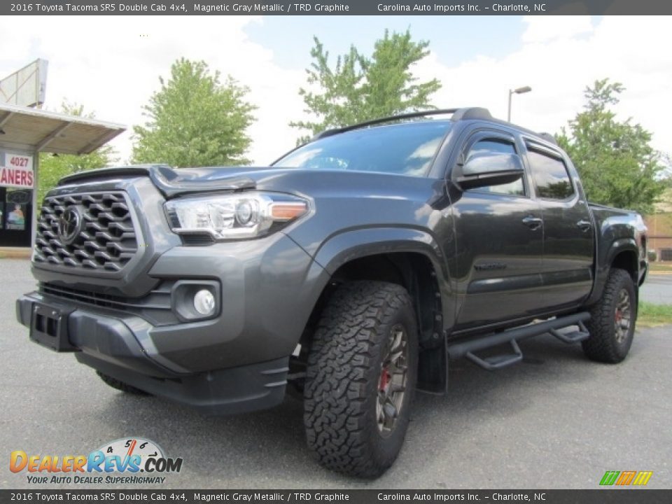 2016 Toyota Tacoma SR5 Double Cab 4x4 Magnetic Gray Metallic / TRD Graphite Photo #6